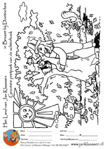 Klik hier voor de kleurplaat van kleurwedstrijd Het Land van Jan Klaassen ( nr. 6 )