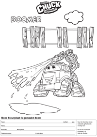 Chuck and Friends - kleurwedstrijd